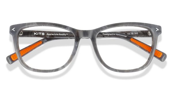 KITS Tron Sport - Marble Grey, Acetate, Cat Eye frame