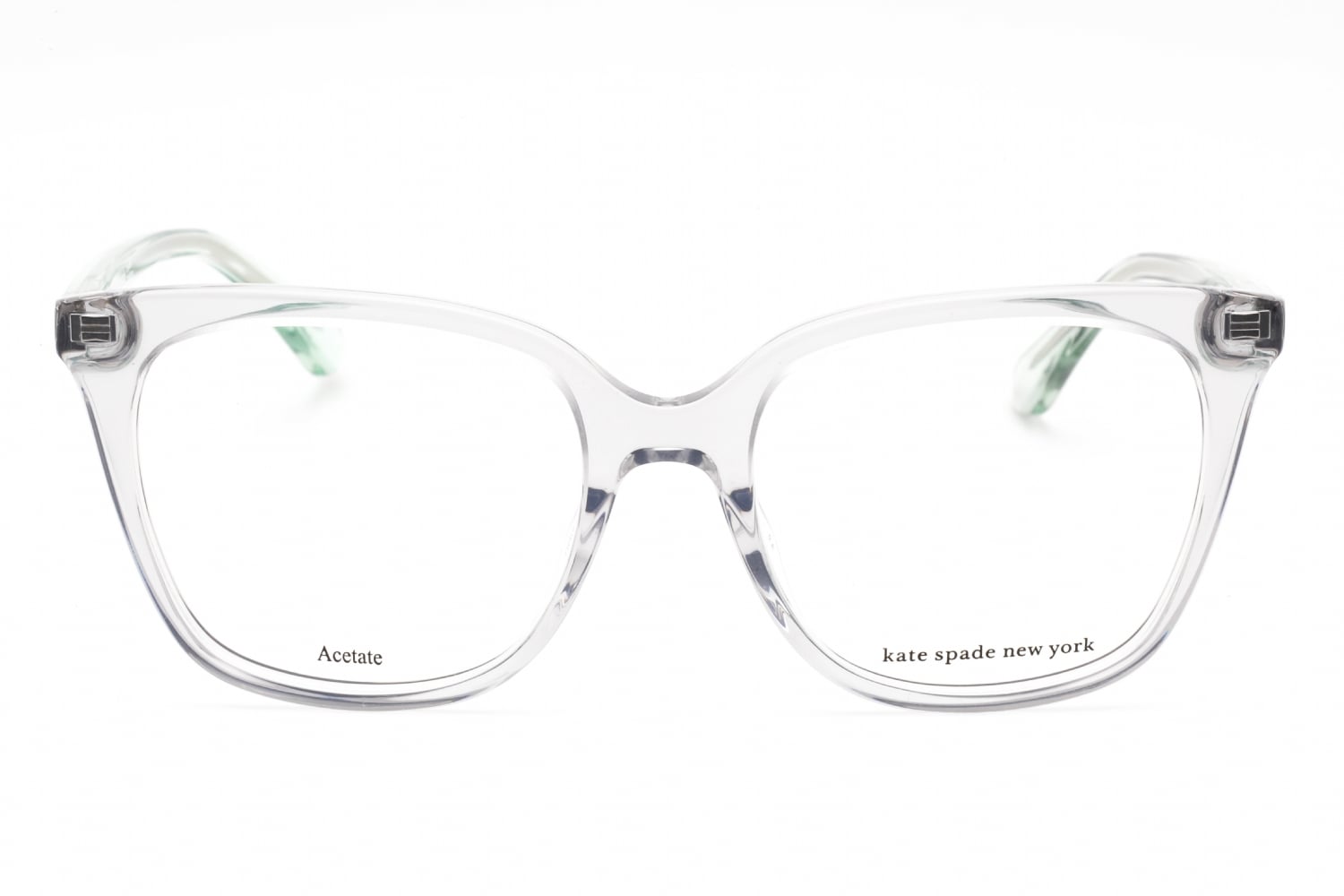 Kate Spade Alessandria - Transparent Grey, Plastic, Rectangle frame
