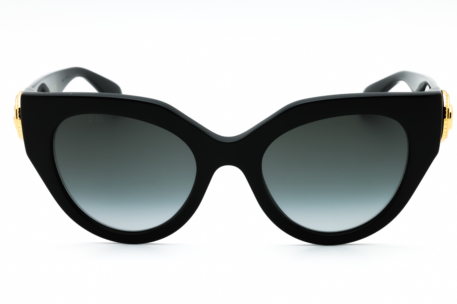 Gucci GG1408S - Black-black-grey, Acetate, Cat Eye frame