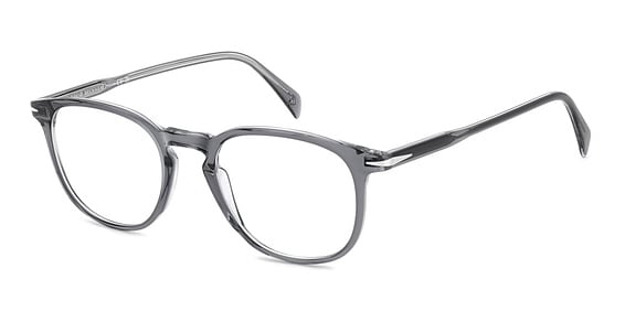 David Beckham DB 1160 - Grey Cry G, Plastic, Rectangle frame