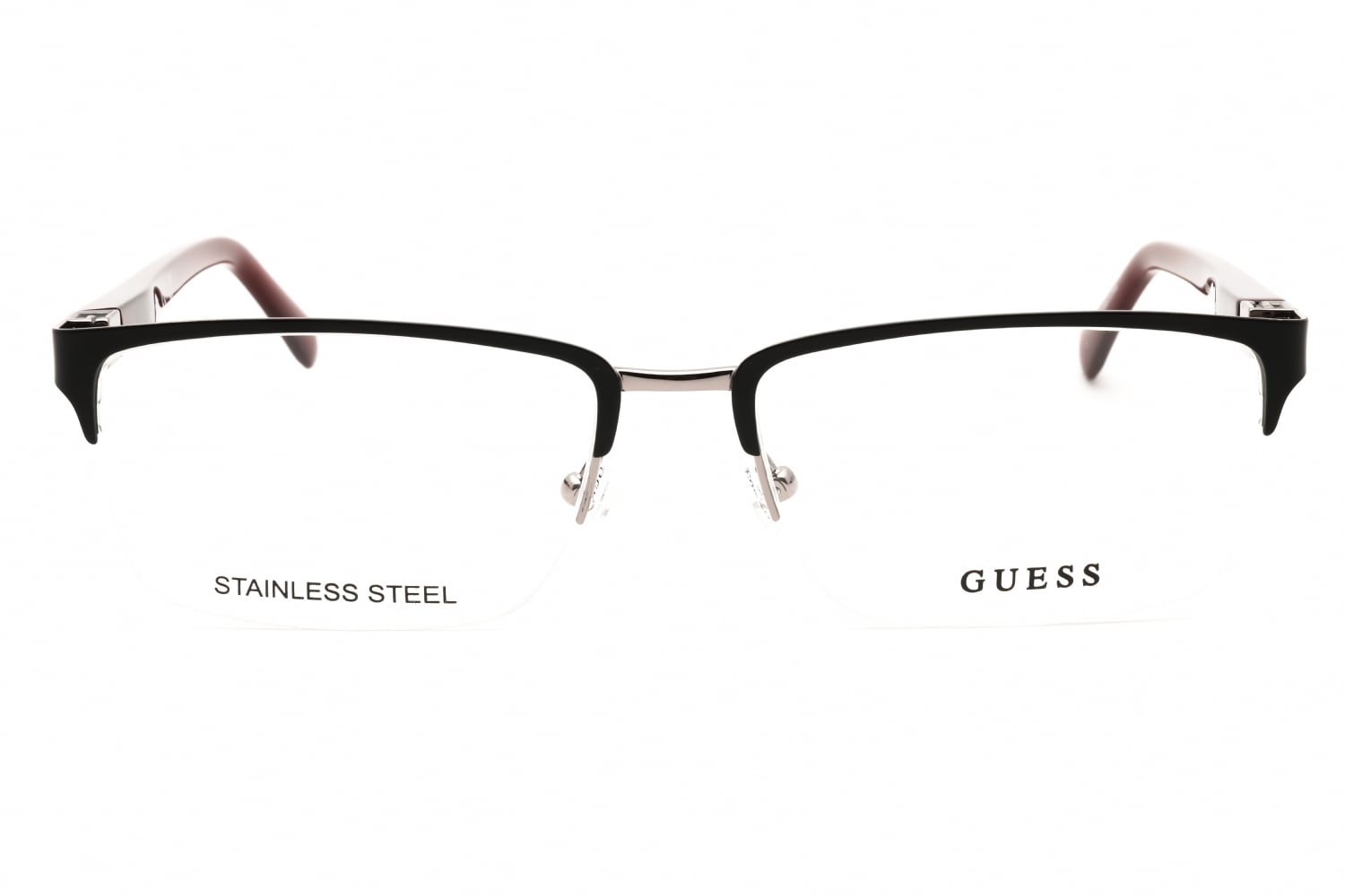 Guess GU50191 - Matte Black, Metal, Rectangle frame