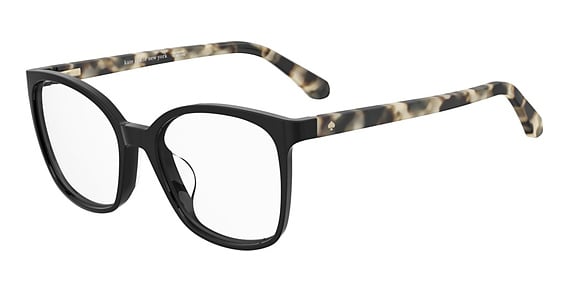Kate Spade Maci/N/F/US - Black, Acetate, Rectangle frame