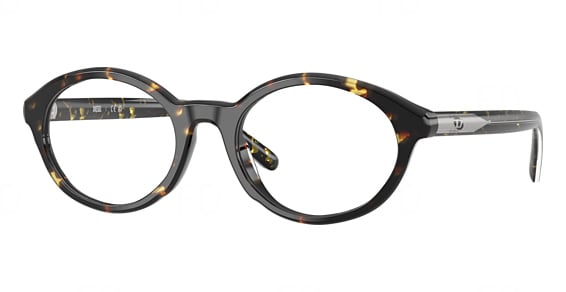 Diesel DL4015U - Yellow Havana, Plastic, Oval frame