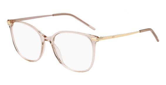 Hugo Boss Boss 1663 - Pink Gold, Acetate, Rectangle frame