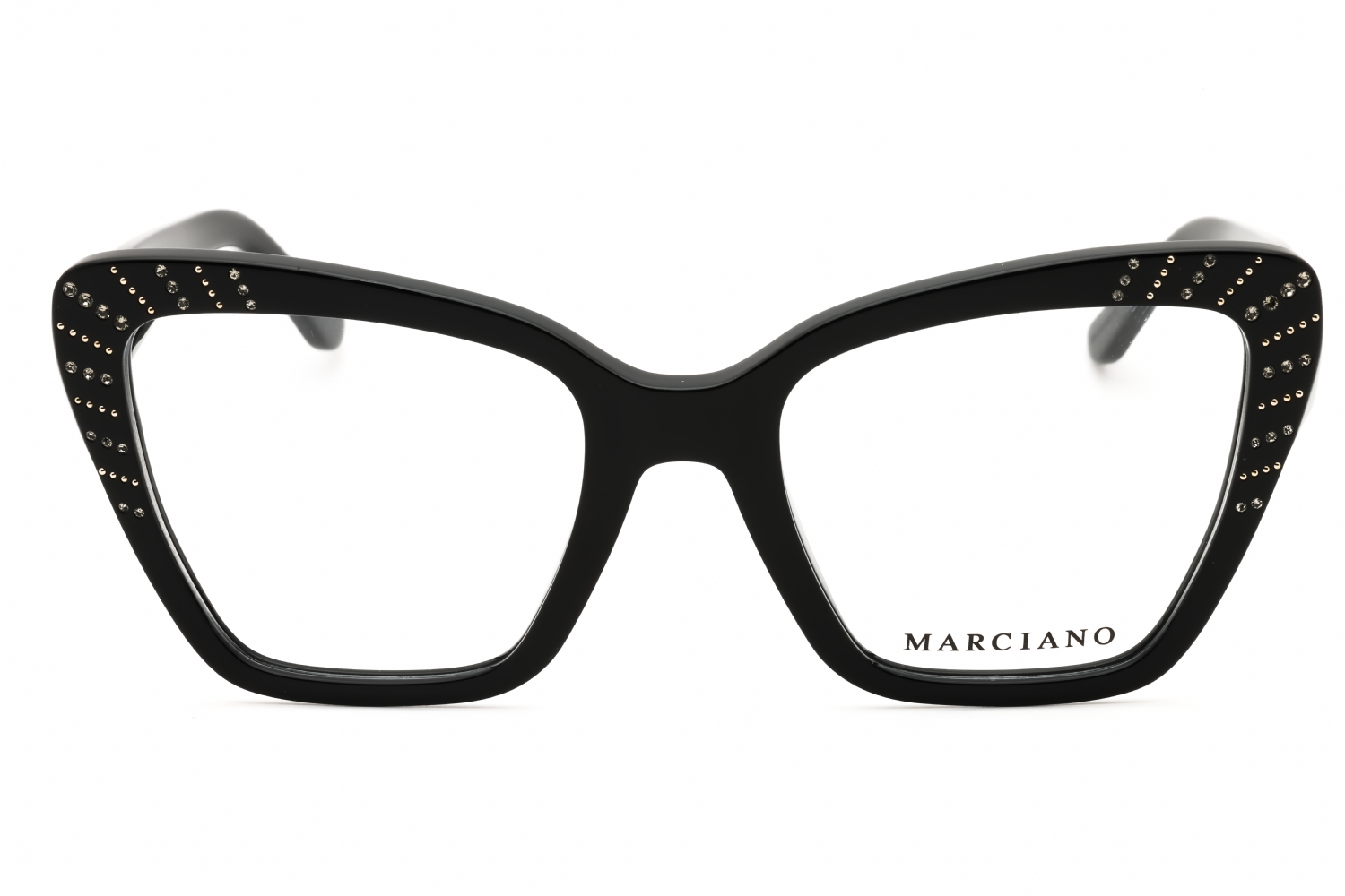 Guess GM50034 - Shiny Black, Acetate, Cat Eye frame