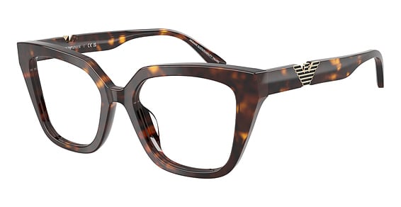 Emporio Armani EA3267U - Shiny Havana, Plastic, Cat Eye frame