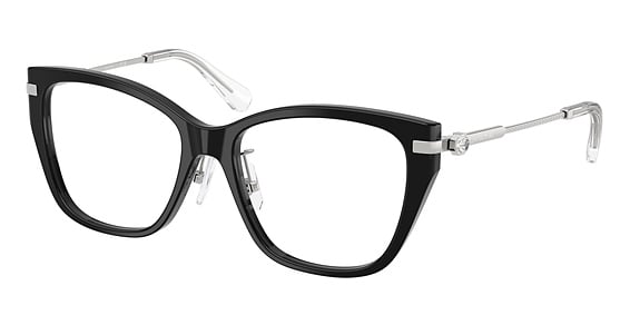 Swarovski SK2060F - Black, Plastic, Cat Eye frame