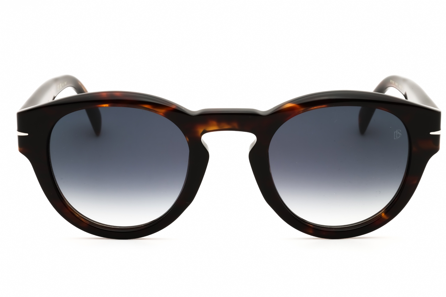David Beckham DB 7110/S - Brown Horn, Plastic, Round frame
