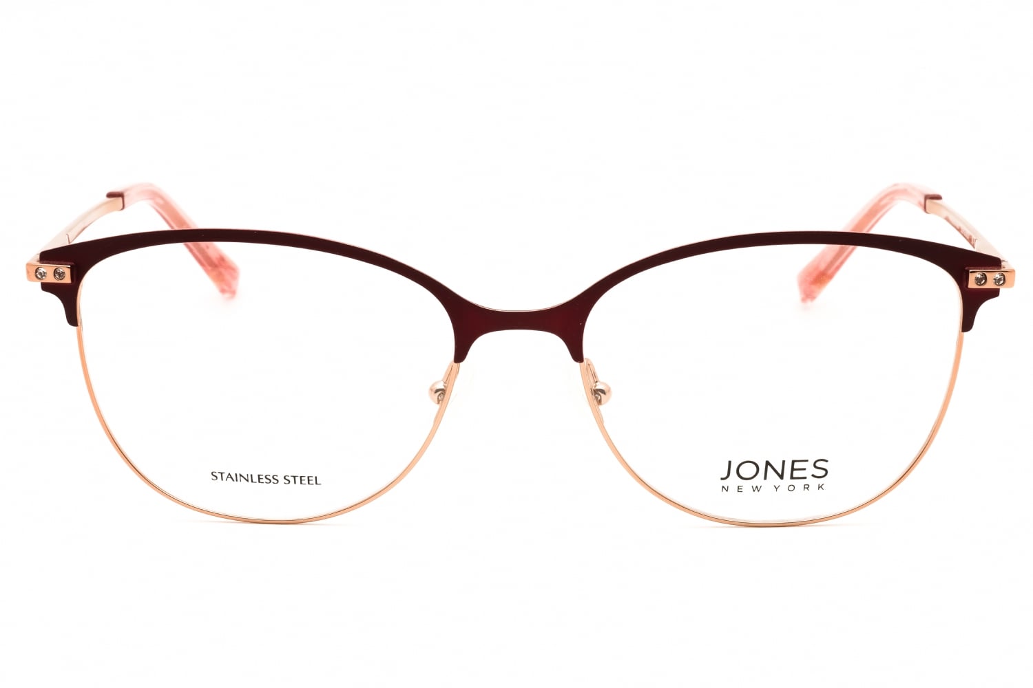 Jones New York VJON498 - Burgundy, Metal, Oval frame