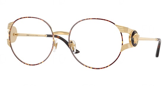 Versace VE1320 - Gold Versace, Metal, Oval frame