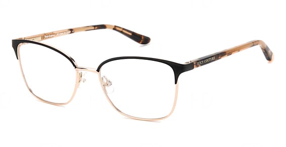 Juicy Couture JU 320 - Matte Black, Stainless Steel, Rectangle frame