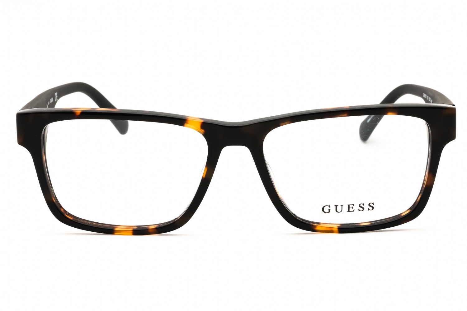 Guess GU50018 - Dark Havana, Acetate, Rectangle frame
