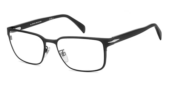 David Beckham DB 1137 - Mtblaksil, Metal, Rectangle frame