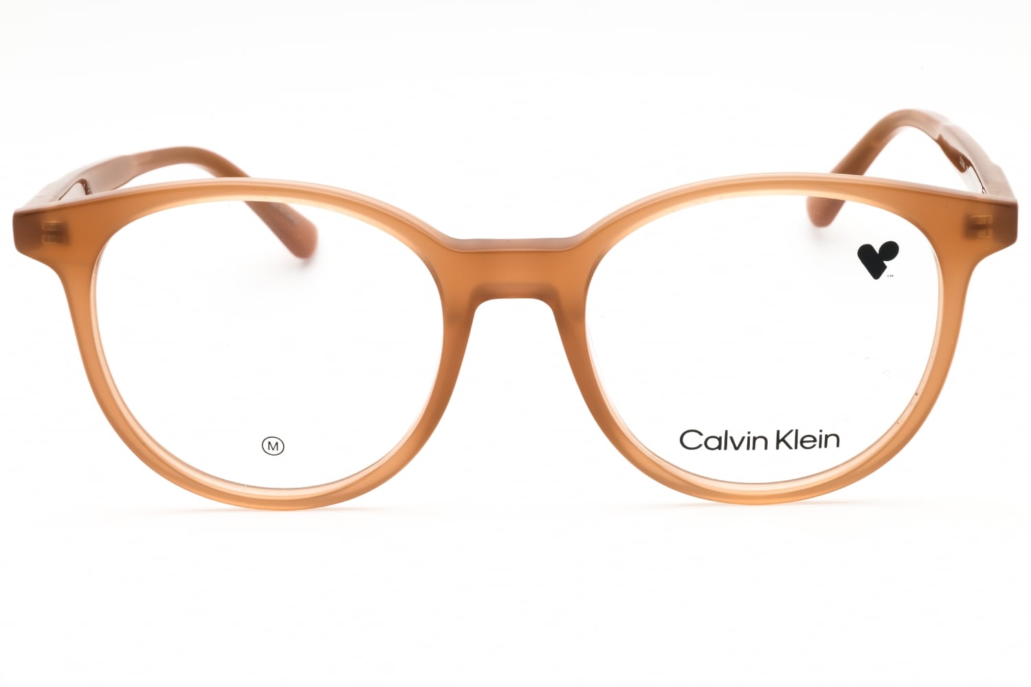 Calvin Klein CK24543 - Light Brown, Acetate, Round frame