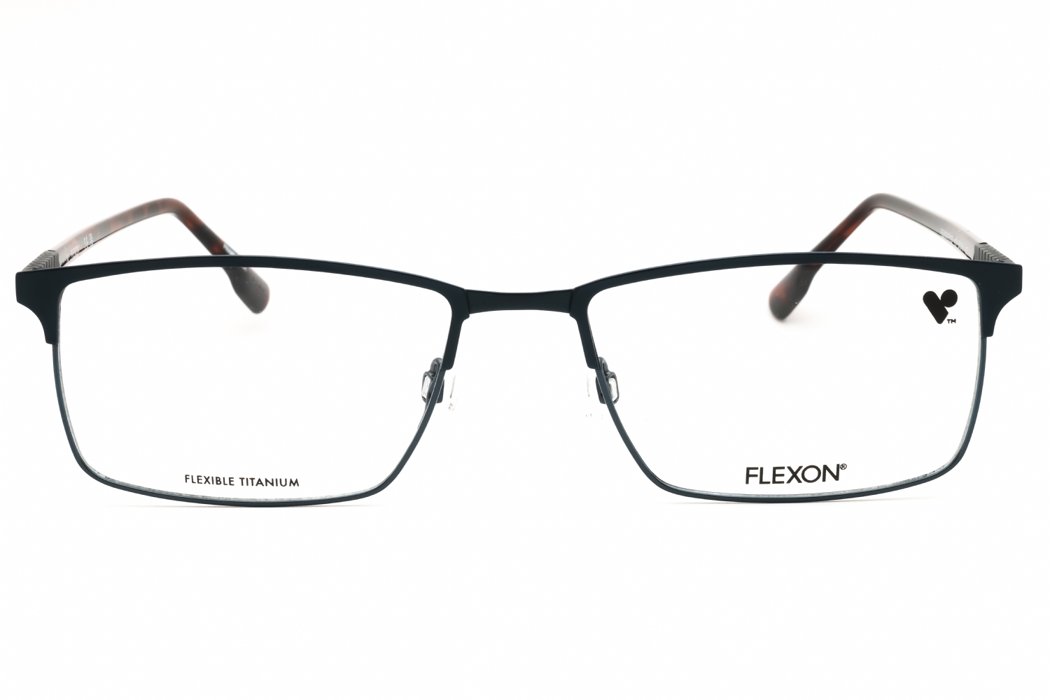 Flexon FLEXON E1129 - Matte Navy, Metal, Rectangle frame