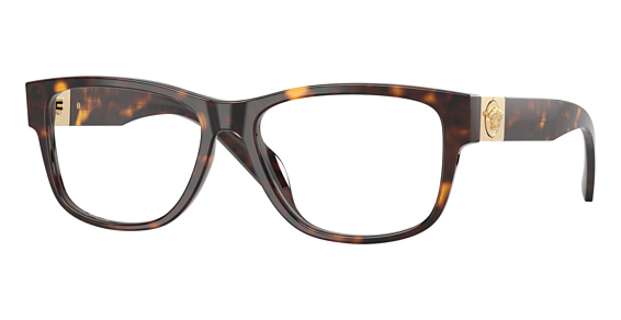 Versace VE3403U - Dark Havana, Plastic, Mixed Shapes frame