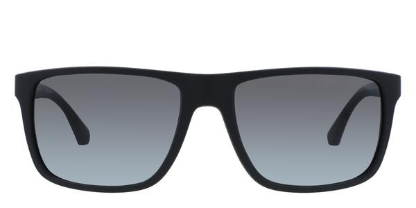 Emporio Armani EA4033 - Rubber Black & Grey, Plastic, Rectangle frame