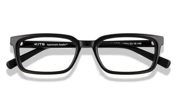 KITS Adler Lift-off™ - Black, Acetate, Rectangle frame