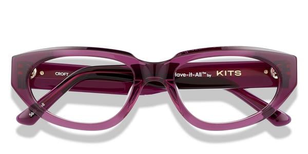 KITS Croft - Purple, Acetate, Cat Eye frame