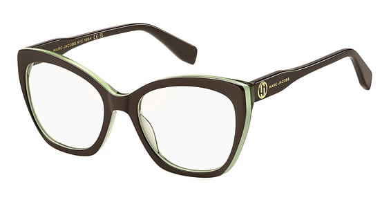 Marc Jacobs Marc 857 - Brw Green, Acetate, Cat Eye frame