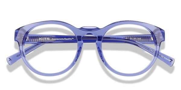 KITS Remi - Blue, Acetate, Round frame