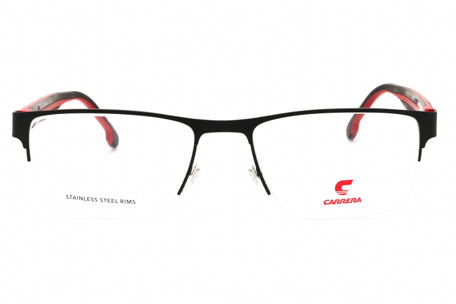 Carrera CARRERA 8893 - Matte Black, Metal, Rectangle frame