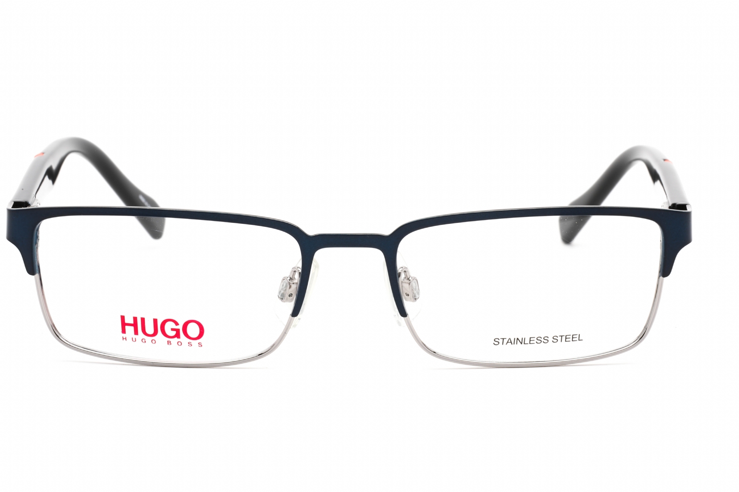 HUGO HG 0136 - Blue Ruthenium, Metal, Rectangle frame