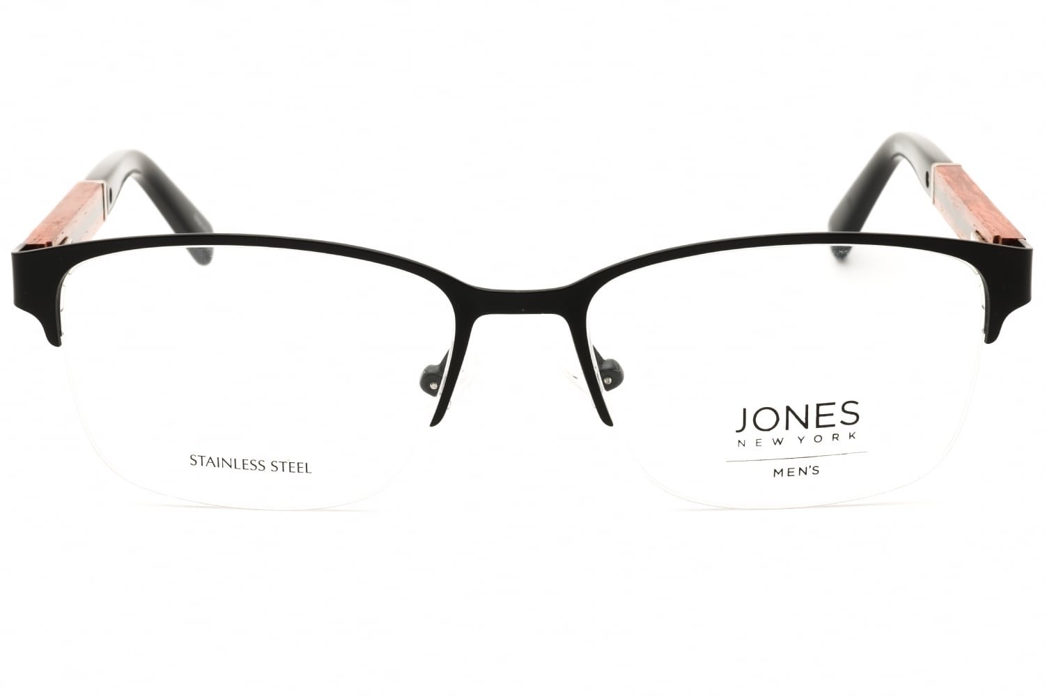 Jones New York VJOM375 - Black, Metal, Rectangle frame