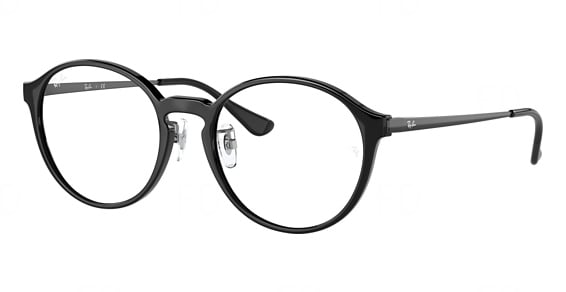 Ray-Ban RX7178D - Black, Acetate, Oval frame