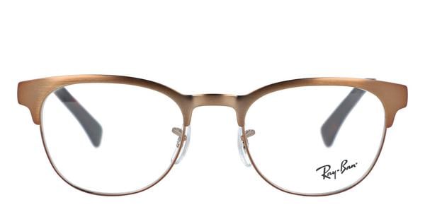 Ray-Ban RX6317 - Matte Brown, Metal, D Frame frame