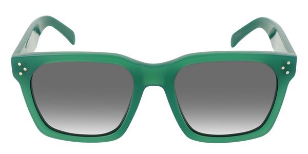 Celine CL40248I - Shiny Dark Green, Acetate, Rectangle frame