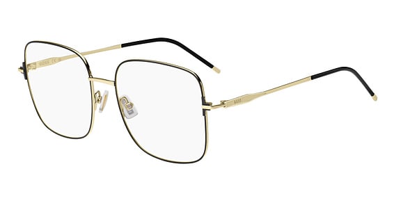 Hugo Boss Boss 1866 - Matte Black Gold, Stainless Steel, Rectangle frame