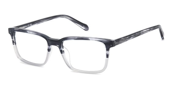 Fossil FOS 7204/G/US - Blk Ptt Gr, Acetate, Rectangle frame