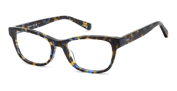 Fossil FOS 7201/US - Hvpttblue, Acetate, Rectangle frame