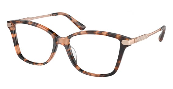 Michael Kors MK4105BU GEORGETOWN - Pink Tortoise, Plastic, Oval frame