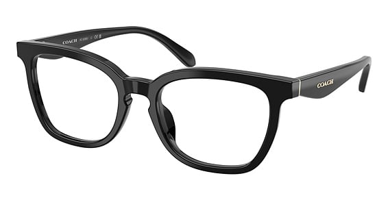 COACH HC6288U - Black, Plastic, Oval frame
