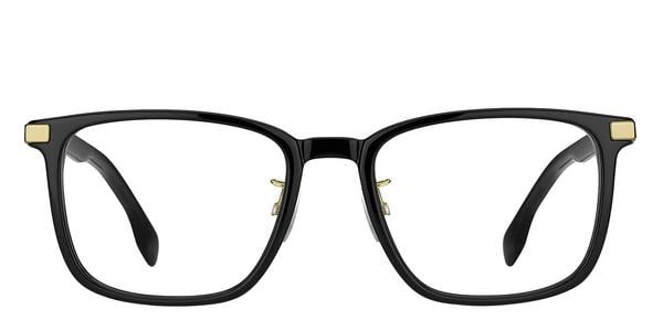 Hugo Boss Boss 1408/F - Black Gold, Acetate, Rectangle frame