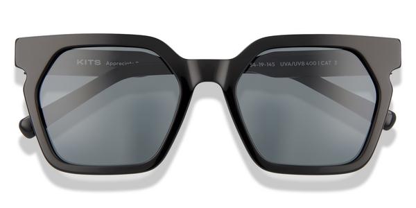 KITS Allegra Sun - Black, Acetate, Geometric frame