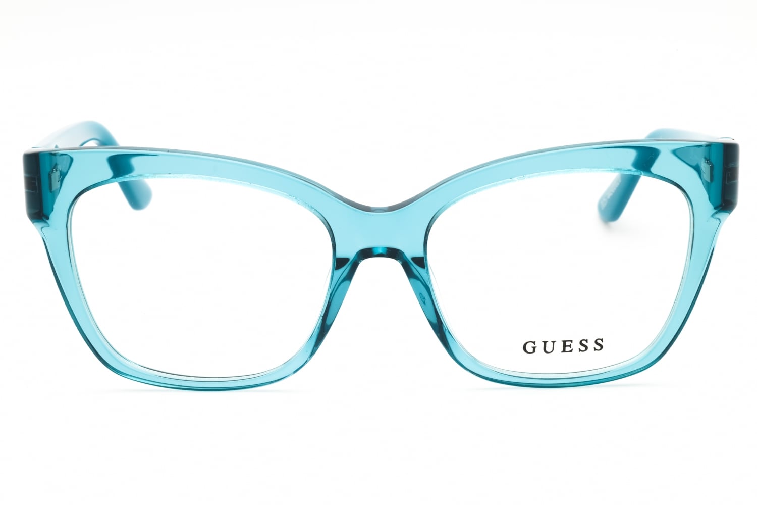 Guess GU50233 - Shiny Turquoise, Acetate, Cat Eye frame