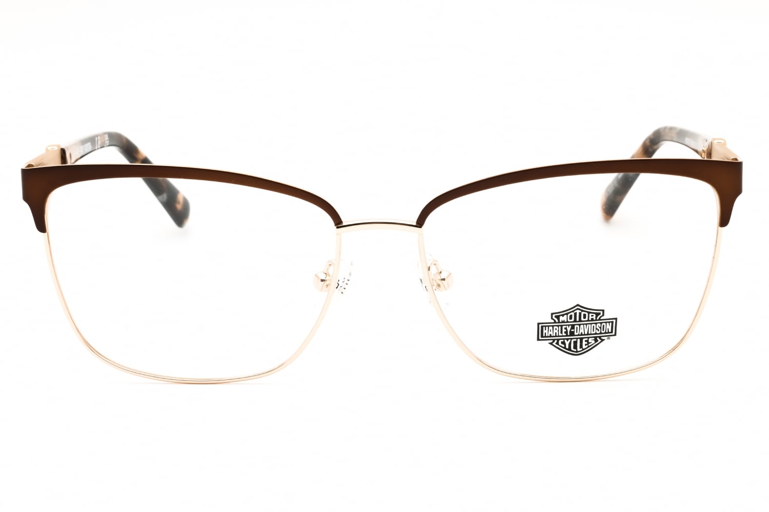 Harley Davidson HD50076 - Matte Dark Brown, Metal, Rectangle frame