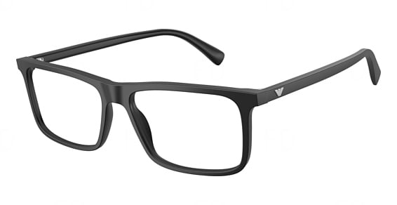 Emporio Armani EA3288 - Matte Black, Plastic, Mixed Shapes frame