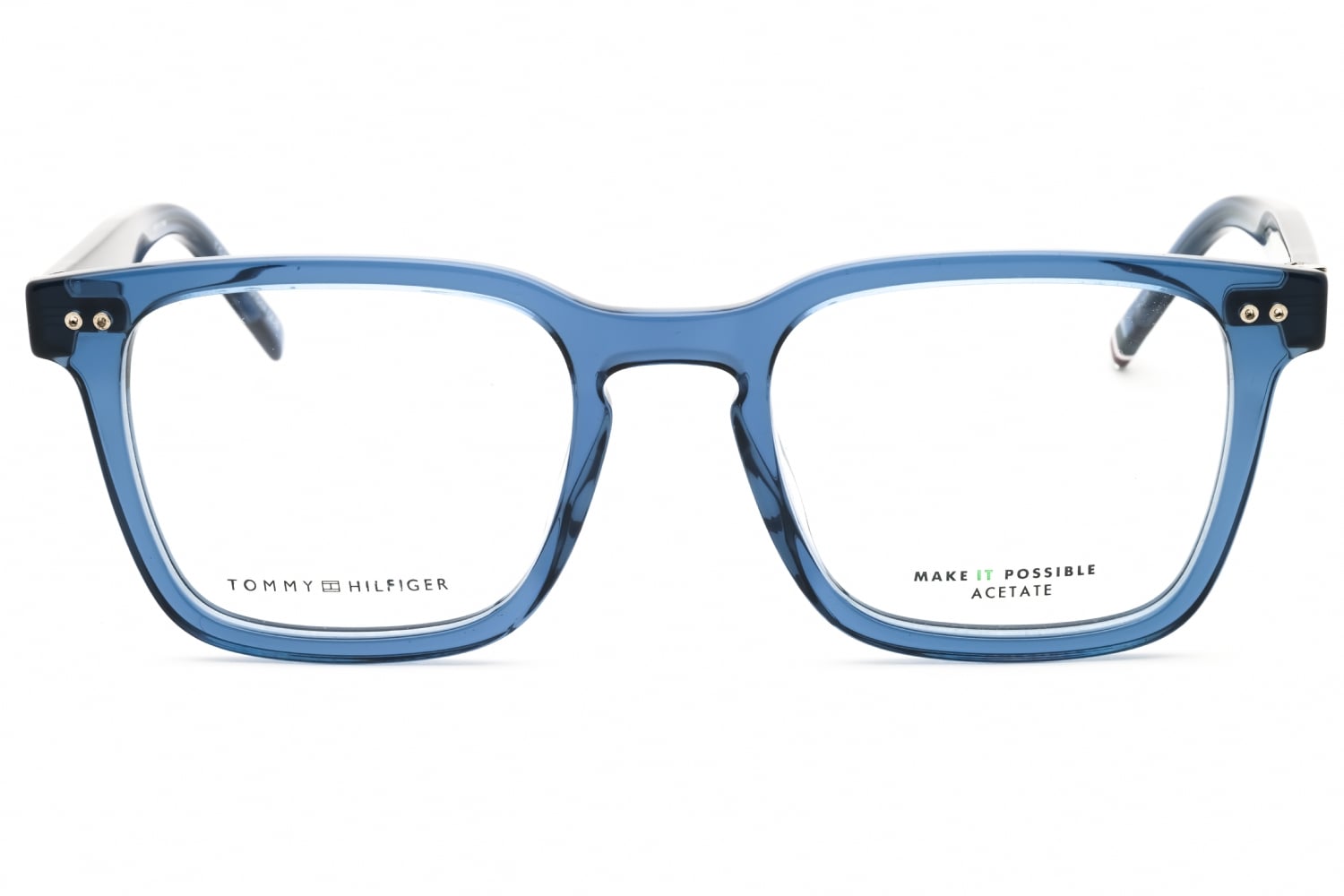 Tommy Hilfiger TH 2034 - Blue, Plastic, Rectangle frame