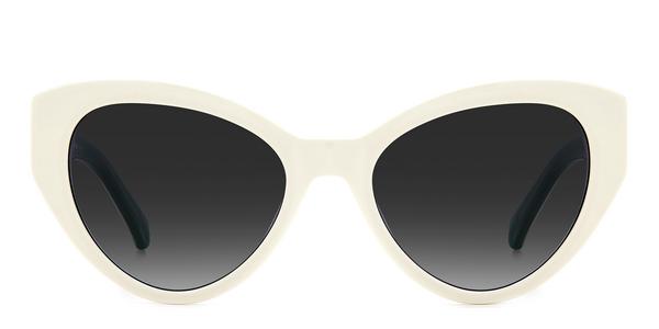 Kate Spade Paisleigh/S - White, Acetate, Cat Eye frame