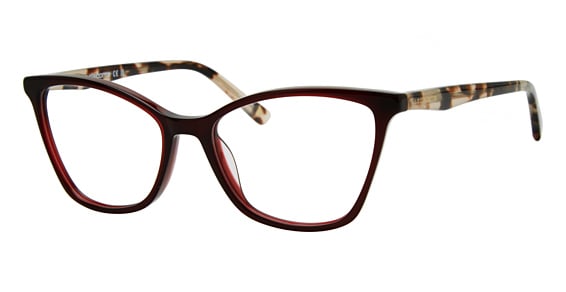 Liz Claiborne L 474 - Burg Crys, Acetate, Cat Eye frame
