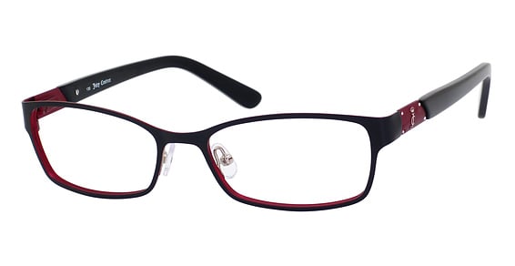 Juicy Couture JU 124 - Matte Black, Metal, Rectangle frame