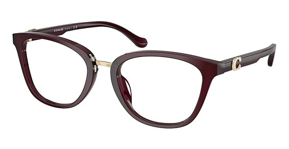 COACH HC6272U - Milky Merlot, Plastic, Cat Eye frame