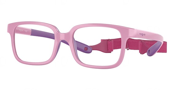 Vogue Junior Optical VY2016 - Full Pink ON Violet Rubb, Acetate, Rectangle frame