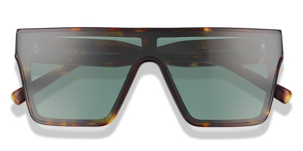 KITS Maddox Sun - Dark Havana, Acetate, Flat-Top frame