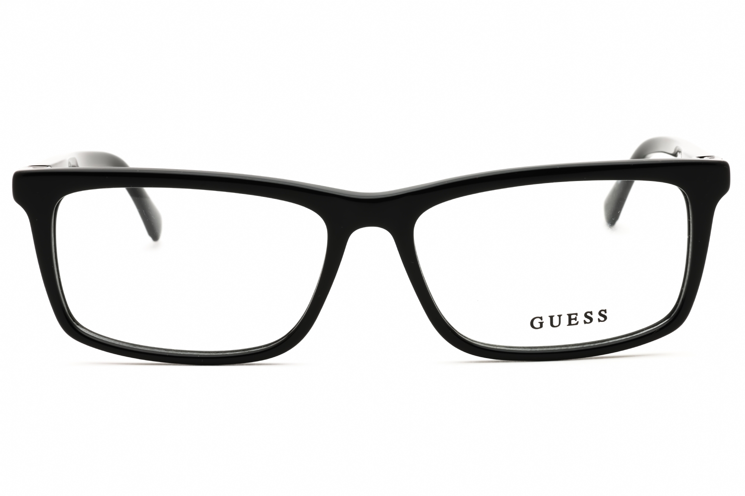 Guess GU50190 - Shiny Black, Acetate, Rectangle frame