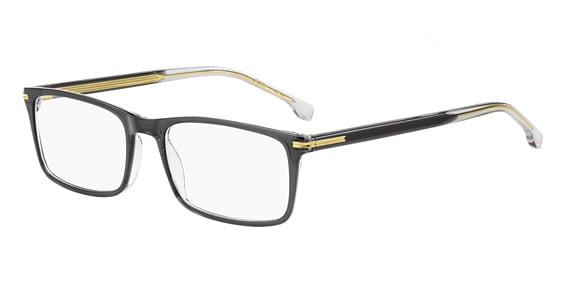 Hugo Boss Boss 1630 - Grey, Acetate, Rectangle frame